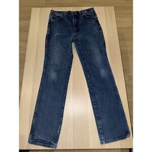 Wrangler Slim Fit Cowboy Boot Men 936PWD 936 Denim Blue Jeans 33x34
